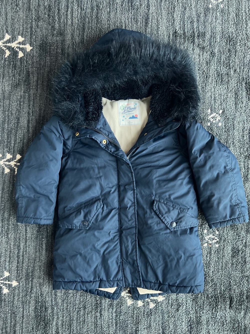Crewcuts Girls Primaloft Winter Jacket Coat- size Small